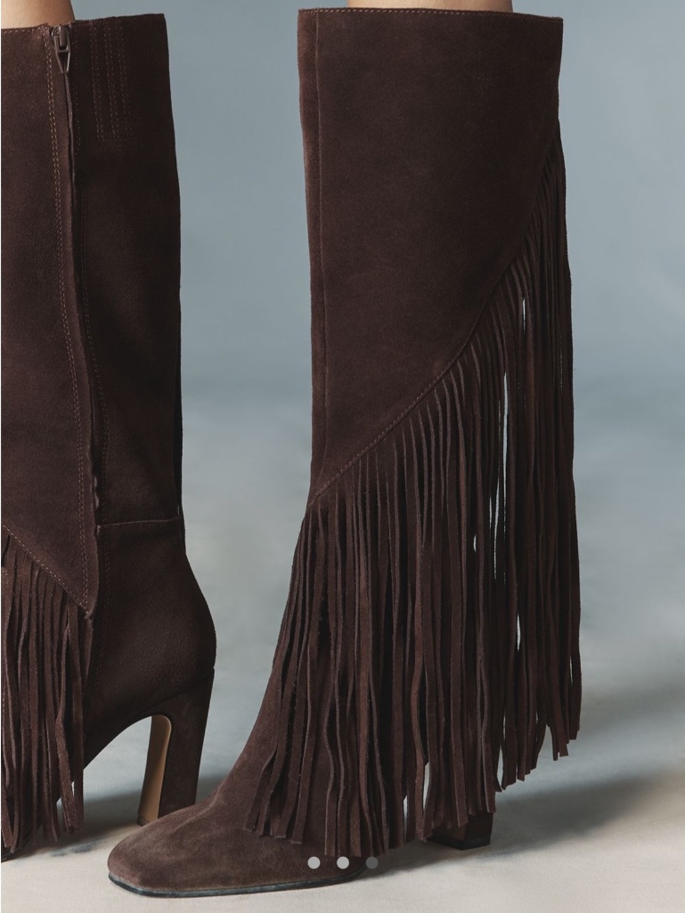 Dolce Vita Brown Suede Fringe Boot NWT - Picture 2 of 5